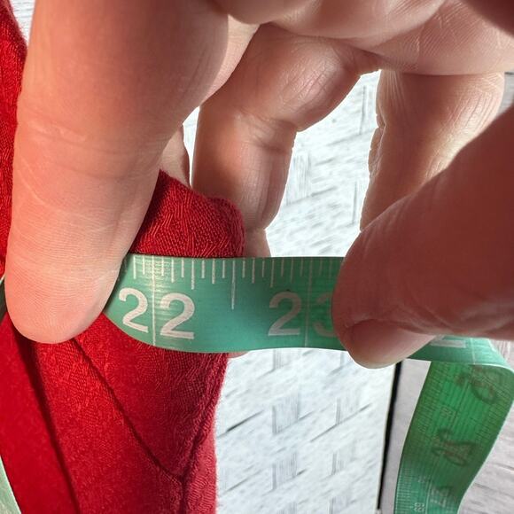 Soft Surroundings Mathilde Red Midi sleeveless Dress summer oversized plus size - Picture 7 of 11